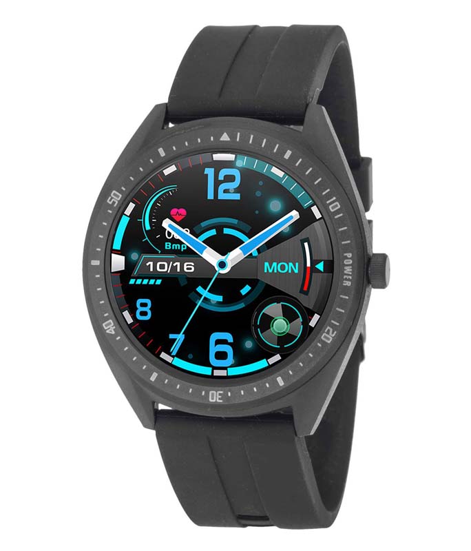 Ρολόι Χειρός 3GUYS 3GW3302 Smartwatch Black Cilicone Strap  3GUYS